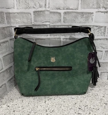 Bolso de hombro Gloria Vanderbilt para mujer en verde y gris nuevo con etiquetas Foto 1 de 3