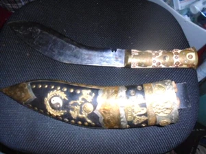 NEPAL- ANTIQUE- SWORD-DAGGER - Picture 1 of 3