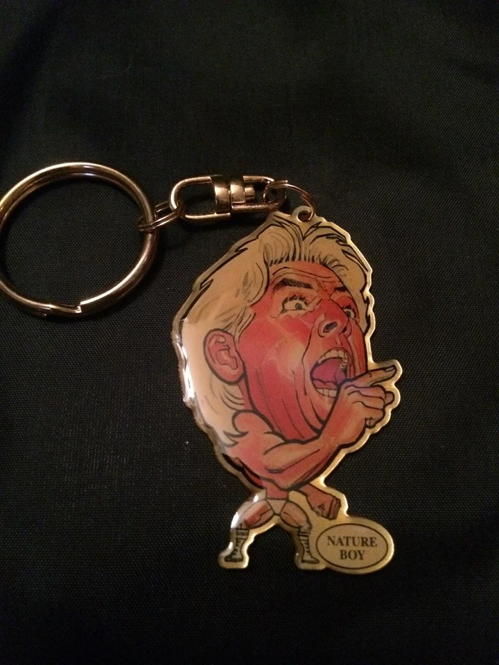 1999 - 1ª Edición World Wrestling Pinheads - LLAVERO NATURE BOY Foto 1 de 1
