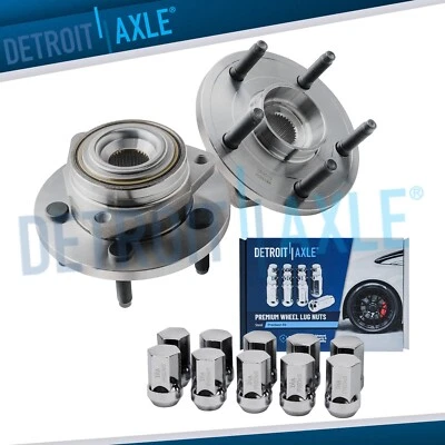 Cojinetes de cubo de rueda delantera con tuercas de 10 piezas para Dakota Mitsubishi Raider 2005-2010 Foto 1 de 4