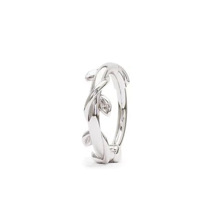 925 Sterling Silver Braided Helix Hoop Clicker, Twist Grecian Leaf Cartilage - Bild 1 von 6