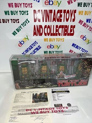 Teenage Mutant Ninja Turtles Tmnt 2008 NECA SDCC Firmado Peter Laird ¡CAS 80! 🔥 Foto 1 de 4