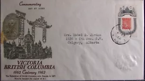 1962 CANADA #399: Used - Shifted impression on First Day Cover with CDS - Picture 1 of 2