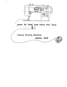 White W644 Sewing Machine/Embroidery/Serger Owners Manual Reprint - Picture 1 of 1