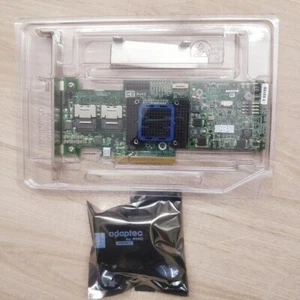 Adaptec RAID Controller ASR-6805T 8 Ports PCIe 2 x8 512MB + BBU Battery AFM-600C - Bild 1 von 5