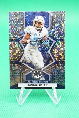 2022 Mosaic Base Mosaic No Huddle Silver #102 Austin Ekeler BG6 - Image 1 of 2