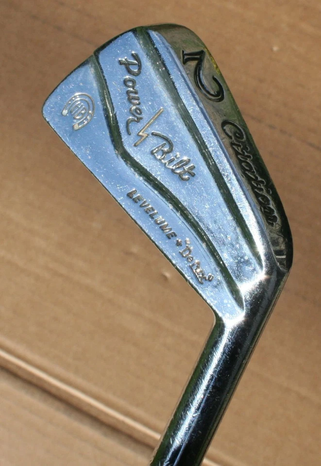 Mens Power Bilt Citation # 2 Iron Original Steel Shaft Powerbilt - Image 1 of 3