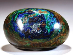 270 g 3.25" Sharp Polished Free Form Azurite Malachite Chrysocolla, Peru! AZS521 - Picture 1 of 5