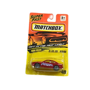 Matchbox SuperFast BMW 850i Red 1994 Ripper - New Sealed #49 - Picture 1 of 7