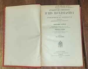 Iuris Ecclesiastici part 1 /2 in un unico volume di Zephyrino Zitelli Roma 1907 - Foto 1 di 17