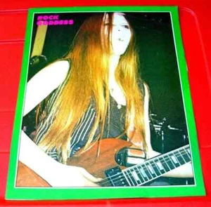 Rock Goddess/Jody Turner Vintage ORIG 1982 Kerrang Full Page POSTER/PHOTO Krokus - Imagen 1 de 4