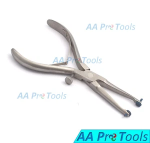 AA Pro: 6" Dental Crown Gripper Remover Removing Pliers W/ Silicone Tips - Picture 1 of 1