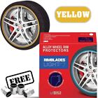 Rimblades Light Yellow Car Alloy Wheel Rim Edge Protectors Styling Strip Kit.c✅