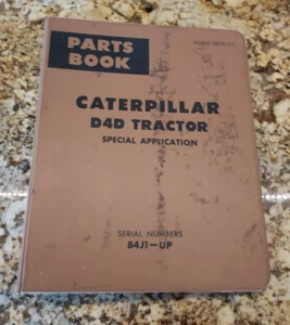 Parts Book Caterpillar D4D Tractor Special Application Serial Numbers 84J1-UP - Picture 1 of 11