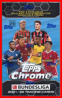 2021/22 Topps Chrome Bundesliga Soccer Hobby Lite Box Boite Foot - Photo 1/4