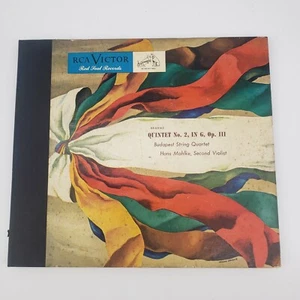 BRAHMS Quintet G Maj Z SHELLAC BUDAPEST String Quartet Hans MAHLKE M-184 - Picture 1 of 7