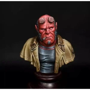 1/10 BUST 75mm Resin Superhero Model Kit Hellboy Unpainted - Picture 1 of 6