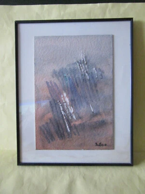 TABLEAU  AQUARELLE PANTOS TH  1981 GRECE - Photo 1/3