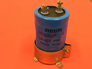 PHILIPS - P/N: 2222 114 17153 HP - Rating 15.000UF Capacitor - Picture 1 of 2