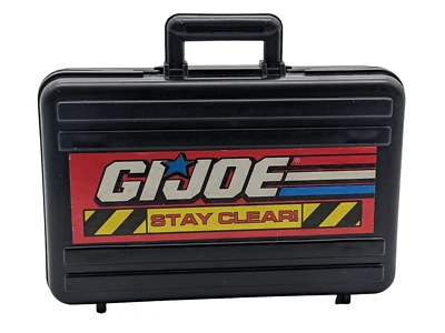 !990 GI JOE STAY CLEAR ESTUCHE PISTOLA NEGRO v Radio de Mano-GEMELOS-ENVÍO GRATUITO Foto 1 de 4