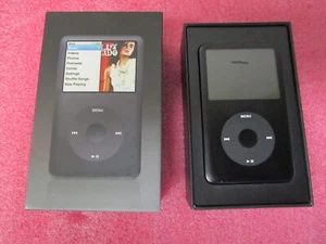 Apple iPod 80GB Classic 6th Generation MP3 Player Black MB147LL/A w/Original Box - Picture 1 of 17