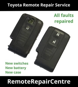 Key Repair Service for Toyota Prius Verso Corolla smart remote fit 2 button case - Picture 1 of 1