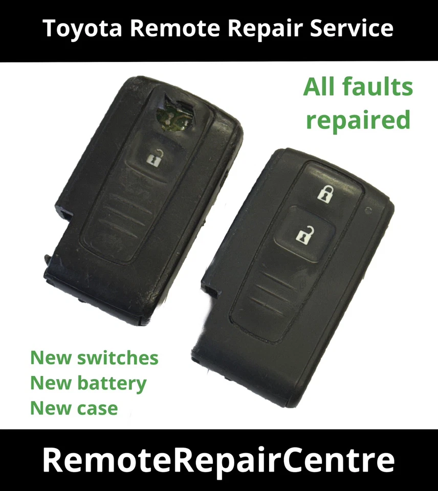 Repair service for Toyota Prius Verso Corolla smart remote key fob repair case - Image 1 of 1