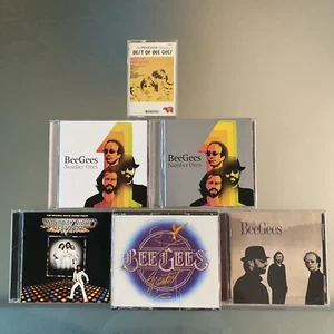 BeeGees 7 LOT!! Number Ones & Bonus, Sat Night Fever, Still Waters, Greatest DBL - Foto 1 di 9