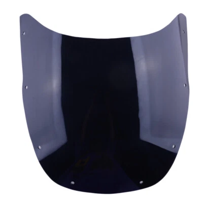 Black Front Windshield Windscreen Fit For Kawasaki Ninja ZX-6R 1995-1997 - Image 1 of 4