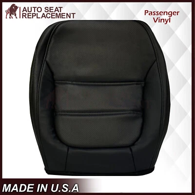 Volkswagen Jetta 2011-2016 parte inferior de pasajero cuero sintético cubierta de asiento negra Foto 1 de 4