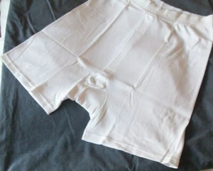 NEU Herren weiße 100% Baumwolle Badehose superweiß - Bild 1 von 5