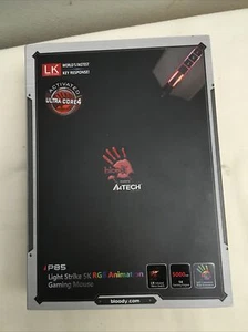 New Bloody P85 Light Strike 5K RG Animation Gaming Mouse Black - Picture 1 of 8