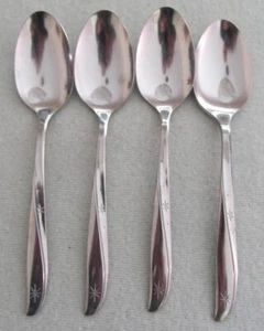 Oneida Community Twin Star Stainless Flatware - Atomic Starburst - MCM - Picture 1 of 25