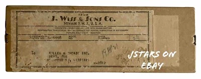 1940s WISS PINKING SHEARS in BOX, MILLER & RHOADS DEPARTMENT STORE, RICHMOND, VA - Image 1 of 4