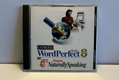 Corel Word Perfect Suite 8 with Dragon Naturally Speaking (PC) Windows 95 NM - Image 1 of 4