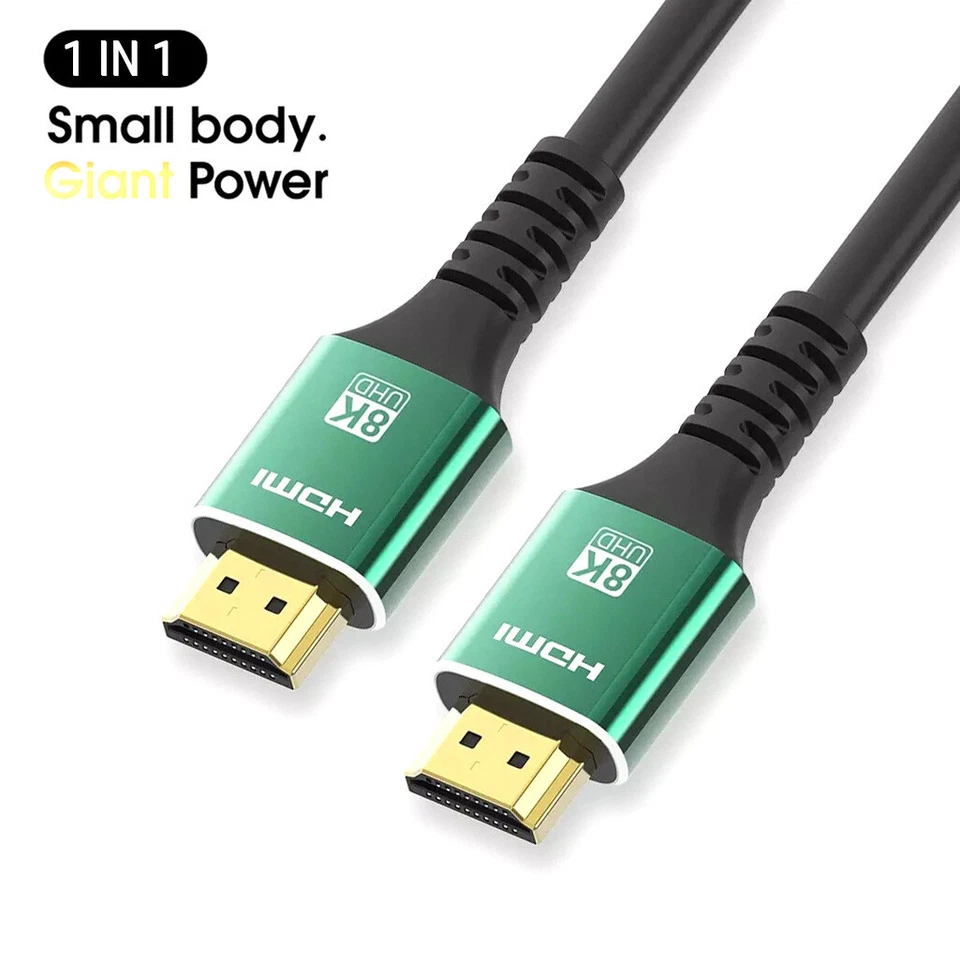 8K Ultra HD HDMI to HDMI Cable Cord for PS5 PS4 XBox Console Snowkids 16ft-10-5 - Image 1 of 4