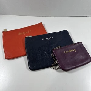 Lotto di 3 borse Rebecca Minkoff in pelle cosmetica money coin trucco - Foto 1 di 20