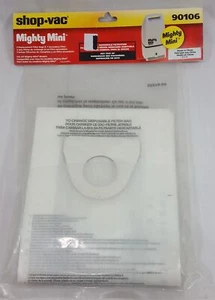 Mighty Mini Shop Vac Vacuum Filter Bag 90106 Genuine OEM ALL Models - Picture 1 of 5