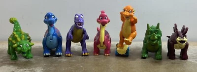 Disney Downtown  Rainforest Cafe Dinosaurs Figures Lot Of 7 - Image 1 of 4
