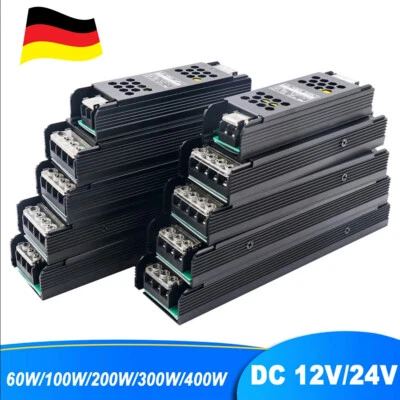 DC 12V / 24V LED Trafo Netzteil Schaltnetzteil Adapter Power Supply LED Strip - Bild 1 von 4