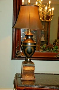 Early 19th Century French Empire Neoclassical Bronze Urn style 33" T - Shade NI - Picture 1 of 12