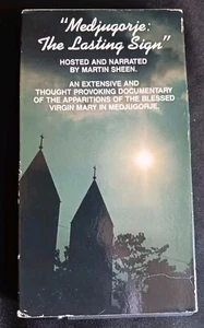 MEDJUGORJE : THE LASTING SIGN Narrated by Martin Sheen VHS VIDEOTAPE - Picture 1 of 3