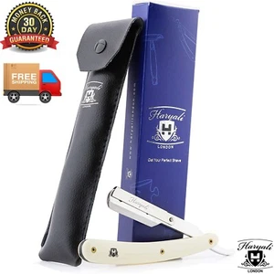 Professional Mens Straight Cut Throat Shaving Razor Barber Rasoir Shave Ready - Picture 1 of 7