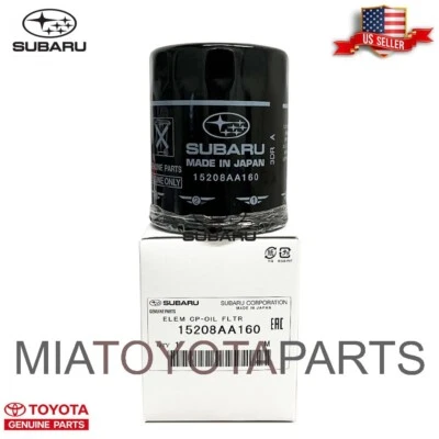 Genuine Subaru OEM Oil Filter 15208AA160 Impreza Legacy Made in Japan - Image 1 of 4