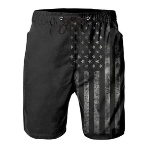 Men's Swim Trunks Quick Dry Board Shorts Breathable Hawaii Style - Picture 1 of 8