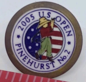 2005 US Open 105th Championship Pinehurst No2 Peg Ball Marker - Picture 1 of 2