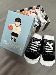 New In Box Trumpette Johnny Socks. 6 Pairs Size 0-12 Months. Unisex - Picture 1 of 6