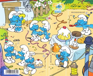 Belgium 2008 (SS 159) Comics - Smurfs - Picture 1 of 1