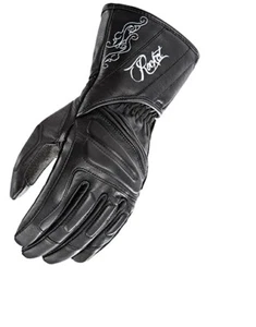Guantes de motocicleta para dama Joe Rocket Pro Street cuero negro talla pequeña nuevos - Imagen 1 de 2