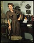 Jean Peters Vivid Color Vintage at home photo shoot Original 5x4 Transparency